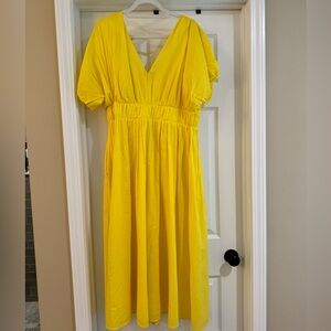 WORN ONCE Banana Republic yellow dress